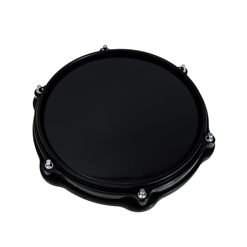 Pad entraînement noir 10 pouces Toddmomy pour éliminer le bruit de la batterie chez soi