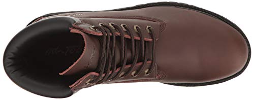 Ad Tec 6in Men's Classic Leather Work Boots for Men - Cushioned Insole, Oil and Slip Resistant Rubber Outsole with Padded Collar4