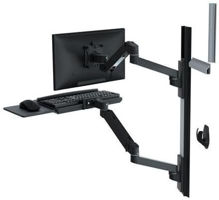 Ergotron ES 45-696-292 Monitor Mount/Stand 86.4 Cm (34") Wall, W129159232 (Stand 86.4 Cm (34) Wall Black)