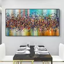 Toile graffiti couleur MAIMANG décoration murale salon pour mur vide