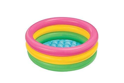 Image of ANG Inflatable Teddy Chair with Inflatable Kids Water Bath Tub Pool for Kids (2-Feet)