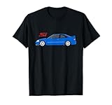 JDM Car EK SI Electron Blue Coupe T-Shirt