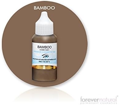 Forever Natural Permanent Makeup Cosmetics Pigment Ink Eye Eyeliner Eyebrows Cool Grey Brown - Bamboo