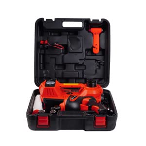 Trihelper Hydraulic Car Jack Set – 5 In 1 Vehicle Floor Jack Kit 5 Ton Van Truck Tire Jack Lift With Integrated Tire Pump And Upgraded Impact Wrench #TOP7