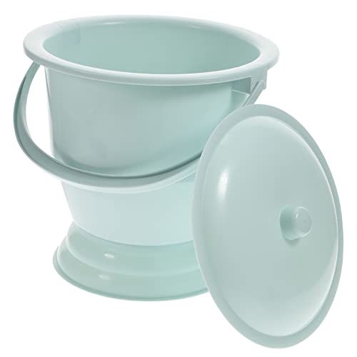 BEBEMOKO Chamber Pot Lid Urine Pot Spittoon Lid Night up Spittoon Handheld Urinal