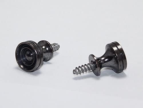 Antique Bronze Piano Desk Knobs with Wood Screws - 1 Pair - Furniture Repair