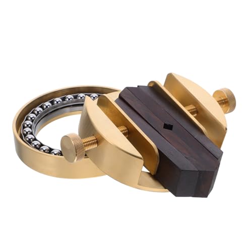 WEKAMOS Prensa de Grabado Giratoria de Latón para Sellos y Piedras Mesa de Sujeción Portátil para Proyectos de Talla y Manualidades con Agarre Seguro