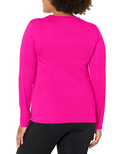 Hanes Sport Cool Dri Manches Longues et Col Rond, T-Shirt Performant Évacuant L'humidité Chemise Femme – Image 3