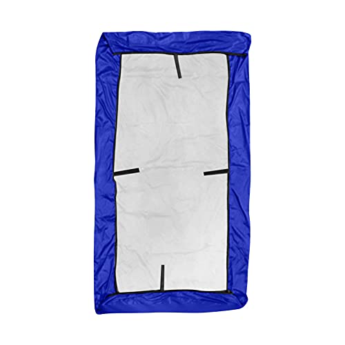 Swing Canopy Replacement 75.20X47.24 Inch Outdoor Swing Waterproof Cover, Patio Swing Canopy Top Replacement Cover Set, Anti-Uv Swing Chair Awning Cover For Outdoor Garden Patio Porch Yard (Blue) #TOP1