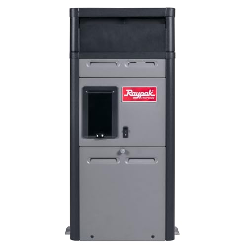 Raypak P-R156A-EP-C Digital Heater with Polymer Headers