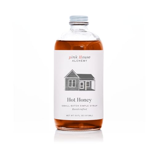 Pink House Alchemy Hot Honey Simple Syrup, 16 oz, Handcrafted