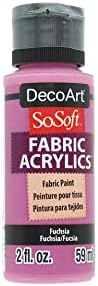 DecoArt SoSoft Fabric Acrylic Paint 2oz-Red Pepper — 사진 6