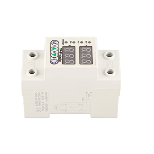 EMUKOEP Interrupteur de Performances à Domicile, Affichage Numérique, Protection contre le Débordement, Commutateur D'auto-production, 220 V, 63 A, 2P