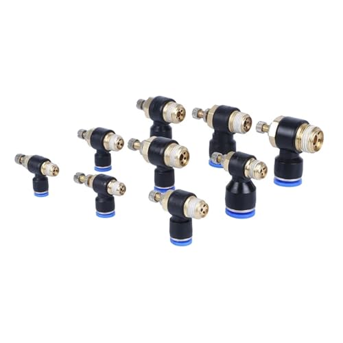 Raccords de tuyauterie pneumatique pour tuyau SL 1/4 et connecteur 6mm