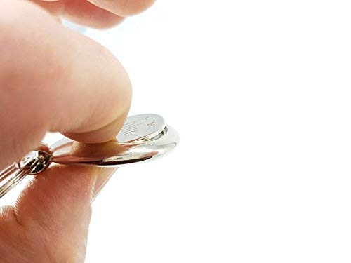 Surfen Kiten Windsurfen motief sleutelhanger, zilverkleurig, in elegante geschenkdoos met winkelwagenchip en flesopener… - Image 4