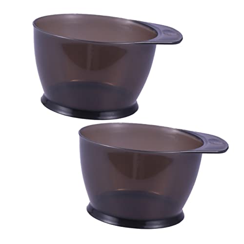minkissy 2 Piezas Tazón De Salón De Aceite Para El Cabello Bol Para Colorear De Peluquería Acondicionador De Tinte Para El Cabello Tazones De Colores Para Peluquería Escamas Permanente
