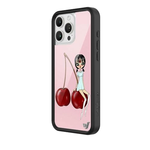 Image of Wildflower Cases - Compatible with iPhone 16 Pro Max| Protective Bumper, 6.5ft Drop Test Certified, Women Owned Small Business | Cherry Aesthetic Trendy Pink Girl | Collab - Cindy Kimberly