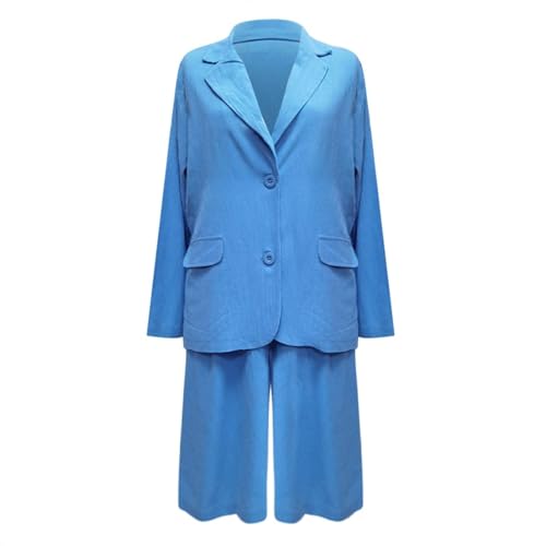 Womens 2 Piece Blazer Shorts Sets Long Sleeve Outfits Blazer Sets Office Lounge Matching Sets3