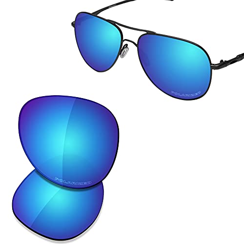 Image of SAUCER Premium Replacement Lenses & Nosepads for Oakley Elmont L OO4119 60mm Sunglasses