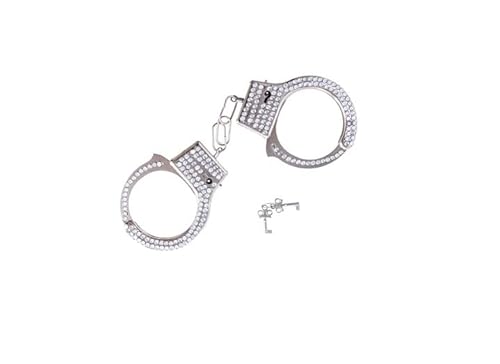 LP Divertissements Lot de 6 - Menottes métal avec Strass