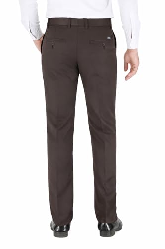 Image of Formal Pants for Men Office Wear - Premium Regular Fit Formal Trouser for Men, Boys, Gents Bottom Formal wear for Office Meeting, Party, Gathering, Wedding