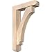 Ekena Millwork BKT0604X22X34IMP04SDF Imperial Craftsman Smooth Bracket w/Offset Brace, Douglas Fir
