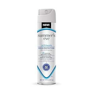 Summer’s Eve Ultimate Odor Control Daily Feminine Spray with Talc-Free, Odor-Reducing and Moisture-Absorbing Formula, 2 Oz