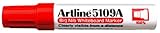 Artline 5109A Big Nib Whiteboard Marker - Red (Pack of 6)