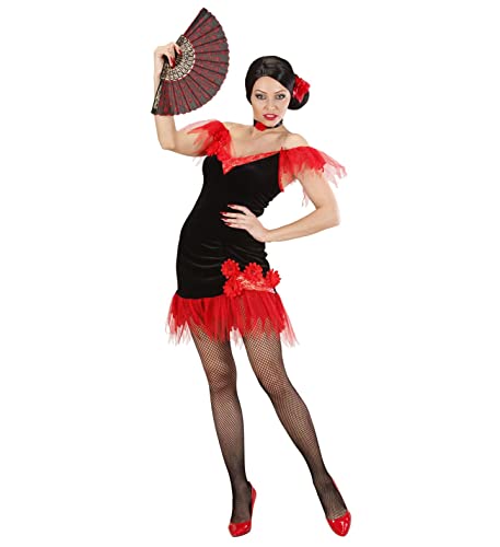 Ladies Spanish Beauty - Black Costume Large UK 14-16 fo...