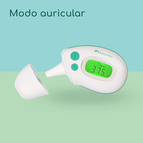 Bebeconfort Minitermómetro Multifunción, 4 en 1, 0+ Meses, Sin Necesidad de Contacto, Tecnología de Infrarrojos, Indicador de Fiebre, Inteligente y Fácil de Usar, Tamaño Compacto Portátil, Green - imagen 3