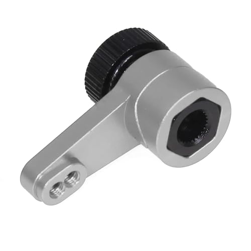 Bras servo Axial Capra UTB10 métal gris anticasse pour crawler 1/10