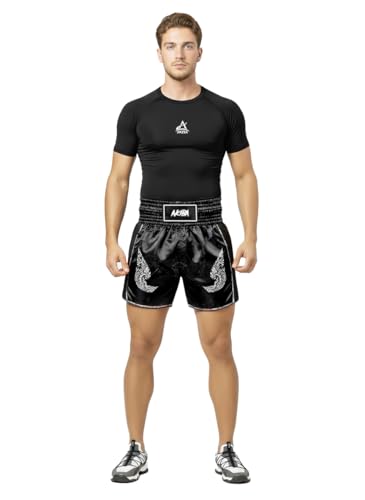 Image of AKIBA Muay Thai Short, Classic Men and Women Boxing, Fighting, MMA, BJJ, Gym, Kick Boxing, Grappling, Martial