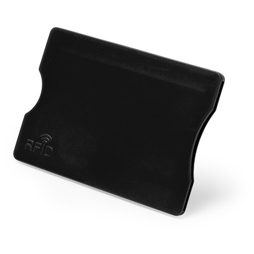 Photo de Porte-cartes de crédit sécurité rfid bloc sans fil Bancomat Safe Contactless, Noir