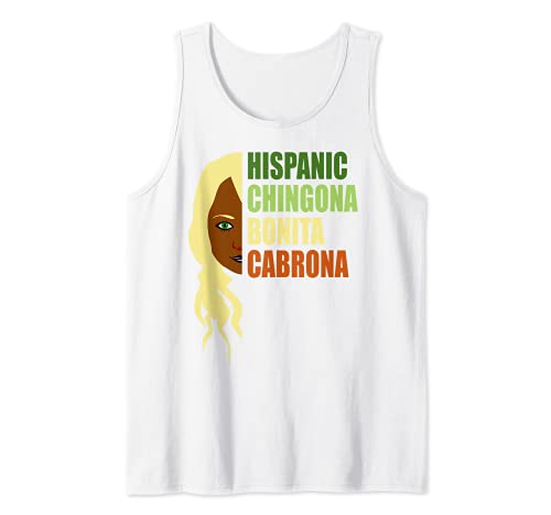 Latina Chingona Bonita Cabrona Hispanic Latina Pride Camiseta sin Mangas