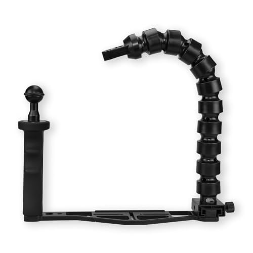 Image of Underwater Camera Tray, Dual Handle Stabilizer, 7-13 Inch Adjustable Width, Compatible with Seafrogs Housing (YH-TS11)