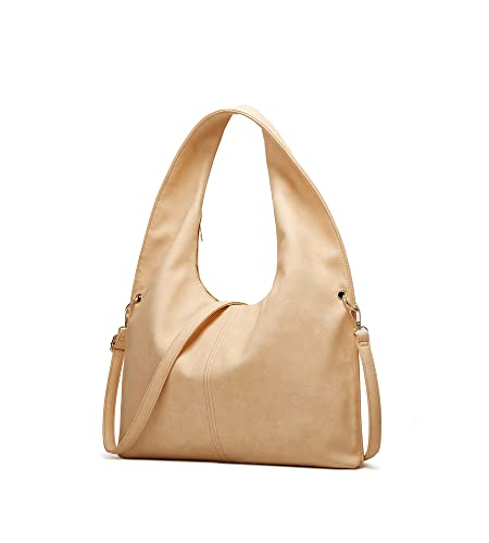 Myfriday Vintage Large Hobo Shoulder Bag For Women Soft Tote Purse And Handbag With Adjustable Strap #TOP11