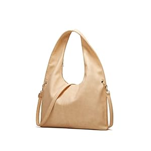 myfriday Crossbody Hobo Handbags for Women with Coin Purse Pouch, Soft Leather Designer Shoulder Bags – 2 Size Shoulder Strap