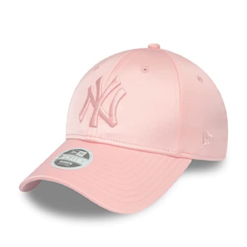 New Era New York Yankees MLB Cap 9Forty Basecap Baseball Damen Kappe verstellbar Satin rosa - One-Size