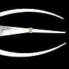 Golden Mean Calipers Golden Ratio Calipers Stainless Steel Eyebrow Ruler 1:1.618 Measure Tool for Tattoo Makeup