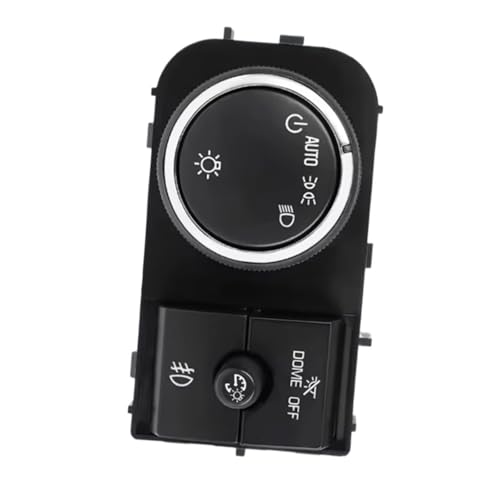 Interruptor de faros delanteros 25858706 con acabado original para mando GMC Yukon