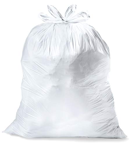 Glad Tall Quick-Tie Trash Bags, 13 Gallon White Trash Bags For Tall Kitchen Trash Can, 80 Count - Packaging May Vary #TOP3