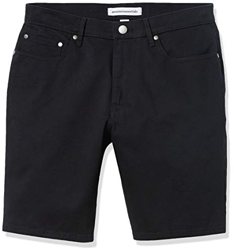 Image of Amazon Essentials Men's Straight-Fit 9 inch Inseam Stretch Cotton Twill 5-Pocket Shorts