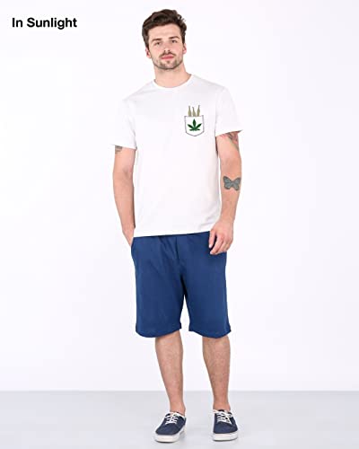 Image of Bewakoof Men's Printed 100% Cotton T-Shirt - Regular Fit, Round Neck, Half Sleeves