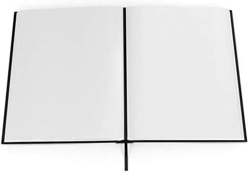 ARTEZA Hardcover Sketchbook, 8.5 x 11 in, 110 Sheets / 220 Pages, 68 lb / 100 GSM Acid-Free Drawing Paper with Ribbon Bookmark and Inner Pocket for Sketching, Drawing, and Journaling thumbnail
