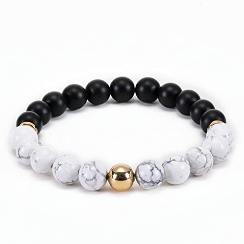 Bracelet diffuseur pierre de lave contre le stress et l'anxiété