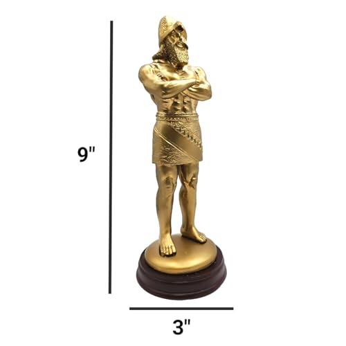 Estatua de Daniel 9 pulgadas dorada miniatura 5