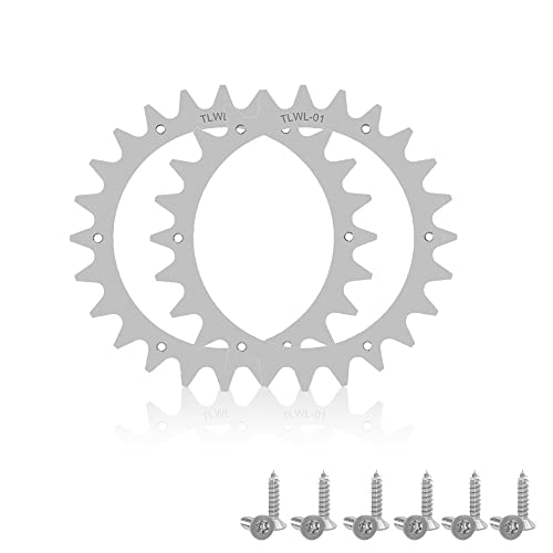 CLIUNT Robot cortacésped de acero inoxidable para modelo Worx S/M, tornillos de acero inoxidable, para ruedas todoterreno