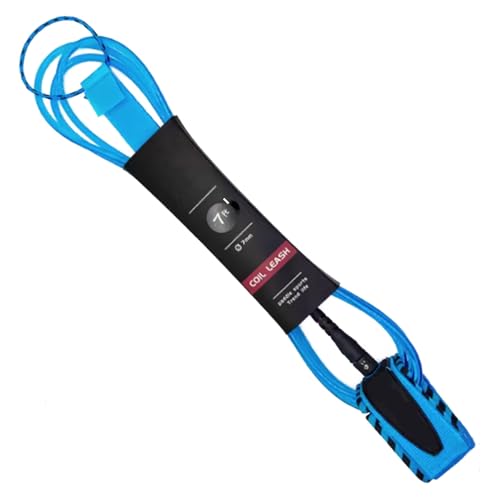 Strap De Tobillo De Surf: Amplia Gama De Uso De Correa De Pie, Cable Recto | Surf Rope En 6 Pies 7 Pies 8 Pies 9 Pies 10 Pies Tamaños Para Tablas Cortas, Remar De Pie, Engranaje De Captura De Olas, Ca