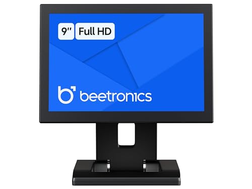 Image of Beetronics 9-Inch Full HD IPS Monitor - Professional Industrial-Grade Display | HDMI, VGA, BNC, RCA Inputs | Durable Metal Housing, Matte Screen, 24 /7 Continuous Operation, Wide Viewing Angle - 9HD7M