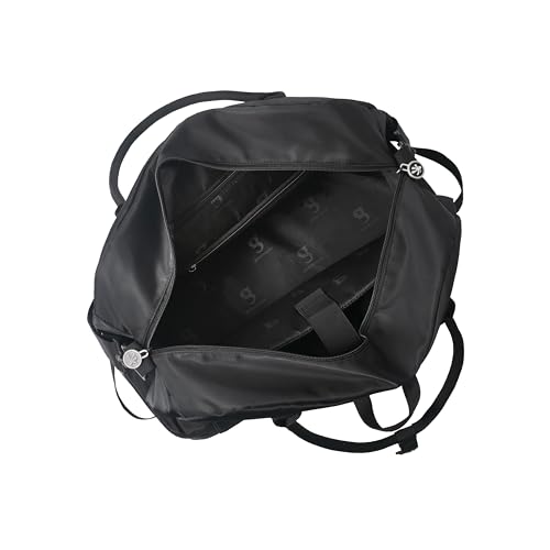 geckobrands Optivate Weekender Travel Overnight Carry On Bag Duffel Gym Sport Tote with Bottom Storage Compartment Trolley Sleeve3